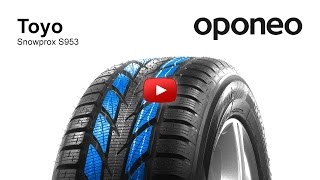 Reifen Toyo Snowprox S953 ● Winterreifen ● Oponeo™ [upl. by Feinstein]