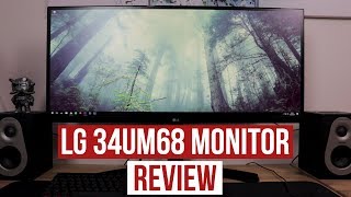 LG 34UM68 34quot Ultrawide IPS Monitor  Review [upl. by Oiramej]