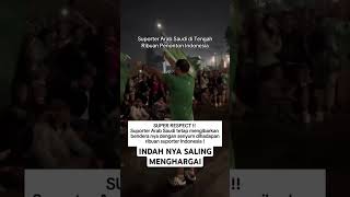 INI LAH YANG TERJADI KETIKA SUPORTER ARAB SAUDI MENGIBARKAN BENDERA DI DEPAN SUPORTER INDONESIA😱 [upl. by Eirol]