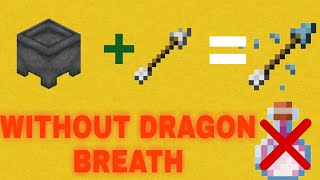 Without Dragon Breath tipped arrow trick in Minecraft  bedrockjavaxbox [upl. by Onnem809]