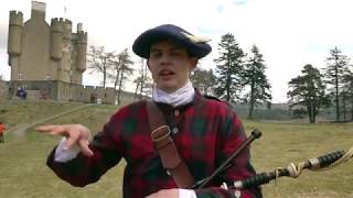 Scottish pibroch piping to the gather the Clans at Braemar Castle highlands Scotland [upl. by Aikkan]