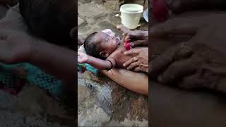 Baby Bath Video  Rose Mary Baa  01 [upl. by Llecram266]