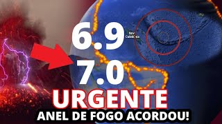 URGENTE Terremotos de 70 e 69 sacode a Nova Caledônia no anel de fogo do Pacifico [upl. by Ayocat]