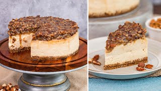 Spectacular Pecan Pie Cheesecake Recipe [upl. by Ansilma]