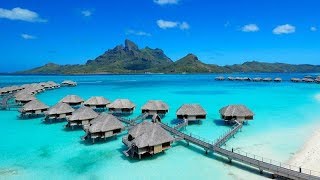 Overwater Villa Tour in Bora Bora  Cloe Feldman [upl. by Walt]