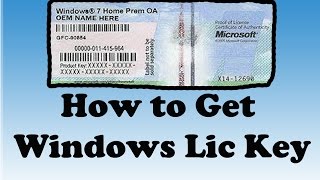 How to get your Microsoft Windows amp Office product key License [upl. by Kedezihclem]