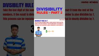 DIVISIBILITY RULES  PART 2 maths divisibilityrule civilserviceexam letreview [upl. by Schlosser]