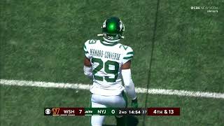 Jarrick BernardConverse looks like Darrelle Revis on TDpreventing PBU at MetLife Stadium [upl. by Seuqram]