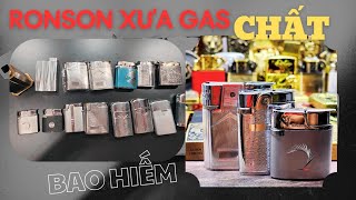 🔥Ronson xưa dòng Anh  Mỹ  Đức gas các loại khá ít gặp hoàn hảo  Ronson Windlite  Varaflame [upl. by Kass]