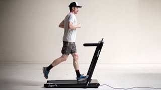 Goplus SuperFit 2 in 1 Folding Treadmill Review 2024 Can Help It For Fitness [upl. by Ron]