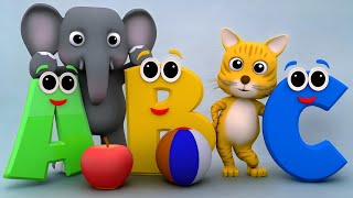 Abc Phonics Song⚡️Learn Alphabets⚡️Rhymes for Kids⚡️KidzeeLive [upl. by Dunaville]