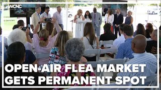 Charlotte City Councilman announces new site for openair flea market [upl. by Dolli420]