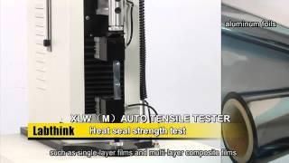 Heat Seal Strength Test on Tensile Tester XLW M by Labthink [upl. by Adnilema]