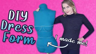 DIY Dress Form  Making a Customfit Mannequin from mostly Repurposed Materials [upl. by Ojahtnamas352]