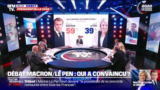 Débat 59 des téléspectateurs jugent quEmmanuel Macron a été plus convaincant que Marine Le Pen [upl. by Baylor652]