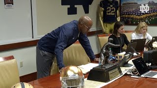 Tariq Bracy Call  NDFootball Signing Day 122017 [upl. by Kwarteng]