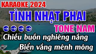 Tình Nhạt Phai Karaoke Tone Nam Karaoke Đăng Khôi  Beat Mới [upl. by Hylton]