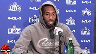 Kawhi Leonard On His Argument With Zubac HoopJab NBA [upl. by Airuam]