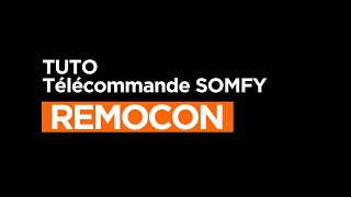 TUTO télécommande SOMFY via HD900 REMOCON [upl. by Pollock]