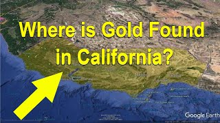 Where is Gold Found In California Gold Prospecting [upl. by Enilaf]