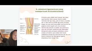 Anatomi dan ligamentum Articulatio genu dan os femur [upl. by Tanya368]