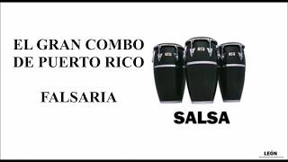 EL GRAN COMBO DE PUERTO RICO  FALSARIA LETRA [upl. by Tuesday]