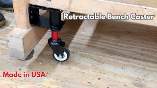 Retractable Workbench Caster  Mobile Workbench [upl. by Aztirak131]