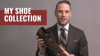 My Shoe Collection  Mens Dress Shoes Loafers Boots Monkstraps amp Sneakers [upl. by Yankee]