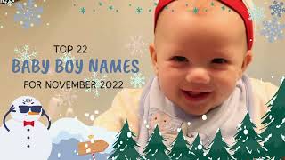 Top 22 Baby Boy Names For November 2022 from BabyNamesPedia [upl. by Allie326]