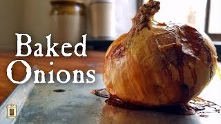 We Promise This is Delicious  Simple Roasted Onions From 1808 [upl. by Air22]