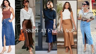 7 Skirt Tips to Stay Chic at Every Age 2024 Fashion Secrets for Women [upl. by Essirehs]