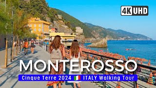 MONTEROSSO AL MARE Walking Tour 4K60 🌄 Cinque Terre ITALY 🇮🇹 wSUBTITLES [upl. by Elonore]