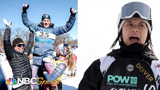 Schumacher makes history as Diggins podiums Team USAs bright snowboard future  STIFEL SNOW SHOW [upl. by Isolt152]