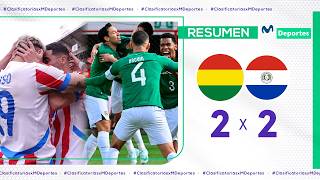 BOLIVIA vs PARAGUAY 22 RESUMEN DEL PARTIDAZO EN EL ALTO  FECHA 12  CLASIFICATORIAS 2026 🇧🇴⚽🇵🇾 [upl. by Aleacim]