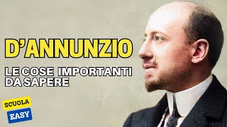 DANNUNZIO Le COSE IMPORTANTI da SAPERE [upl. by Ahsiner]