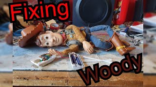 Toy story repair fixing woody [upl. by Antons375]