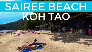 Sairee Beach Koh Tao Thailand Tour 2024 4K [upl. by Ahsina]