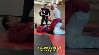 Guillotine defense – Coach Matt – NOVA RYU BJJ bjj bjjfanatics bjjbasics 🥋🤙🏼🛡️⚔️ [upl. by Prent69]