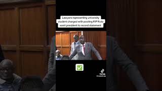 Lawyer dankan omari defend Kenyan student kenya tanzania comedy [upl. by Lazaruk]