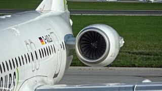 Fokker 100 DAOLG  AMAZING RR ENGINE SOUND [upl. by Pincus]