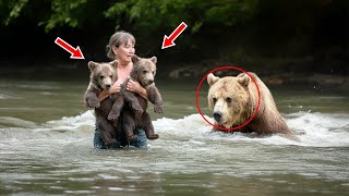 The Bear Desperately Fought to Save Her Cubs—But You Wont Believe Who Stepped In [upl. by Pliner]