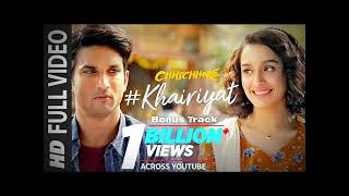 Lyrical Khairiyat  Chhichhore  Nitesh Tiwari  Arijit Singh  SushantShraddha  Pritamlofisong [upl. by Schuyler242]