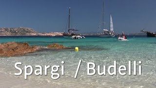 La Maddalena  Motorboat to Budelli and Spargi islands [upl. by Mulry23]