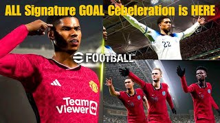 eFootball 2025 Finally ALL Signature GOAL Cebeleration is HERE PESLEGENDAA [upl. by Moreno782]