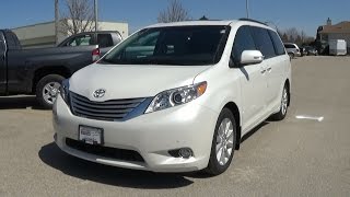 2014 Toyota Sienna Limited Full Review Start up and Walkaround [upl. by Uziel114]