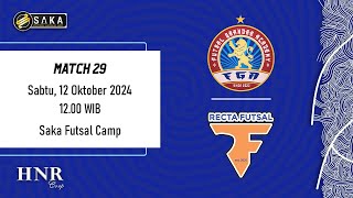 FUTSAL GRANDEE ACADEMY VS RECTA FUTSAL  SFL U20 SEASON 2024 [upl. by Adnowal]