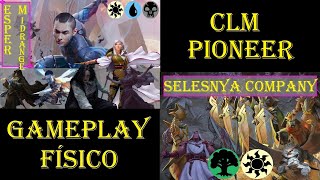 Esper Midrange Vs Selesnya Company PIONEER  Etapa 2 do CLM  Gameplay Físico mtg mtgpioneer [upl. by Morita]