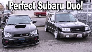 Best DUO 2004 Subaru WRX STI amp Subaru Forester [upl. by Nyrahs]