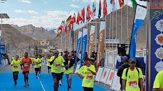 Ladakh Marathon 2024 begins Part1 [upl. by Strep]