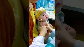 Cute 💕 Baby crying 😱 Pus Injection 💉 shots youtubeshorts baby foryou cutebaby [upl. by Redfield]